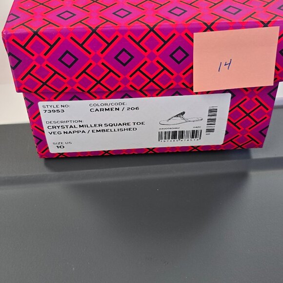 Tory Burch Crystal Miller Sandal Style 73953 Carmen Tan - Picture 2 of 7